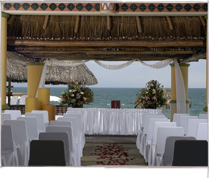 Beach Front Wedding Set Up