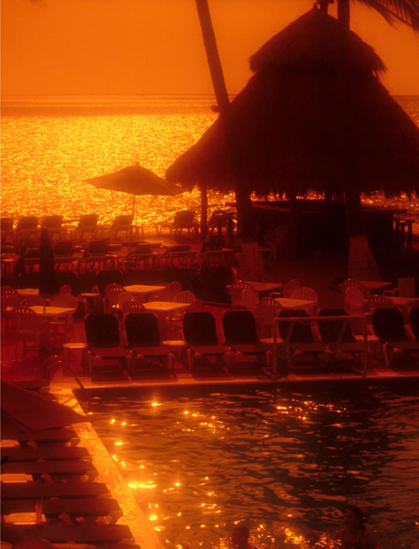 Hotel Beach Sunset