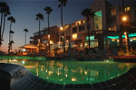 Las Rosas exterior sunset