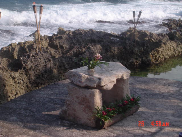 Xcaret Las Pozas, Ponds Altar